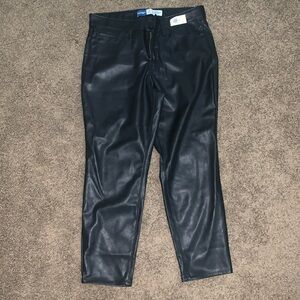 Old Navy faux leather pants